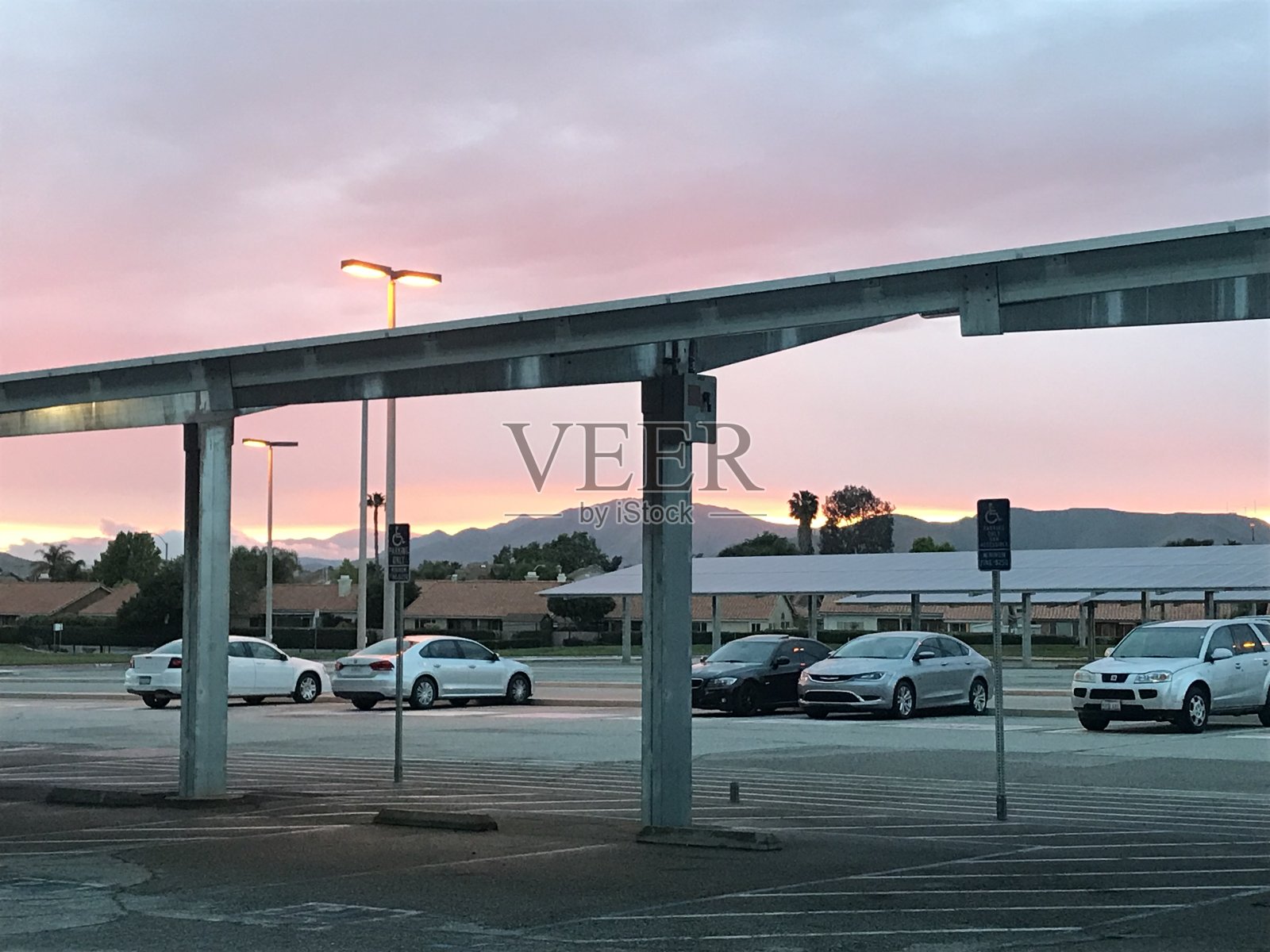 停车场照片摄影图片