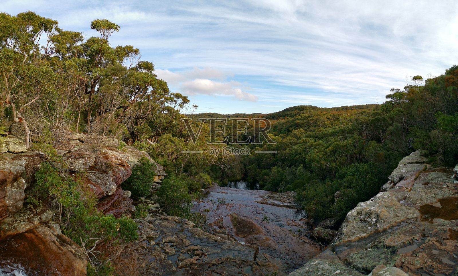 美丽的河流和倒影池塘在国家公园照片摄影图片