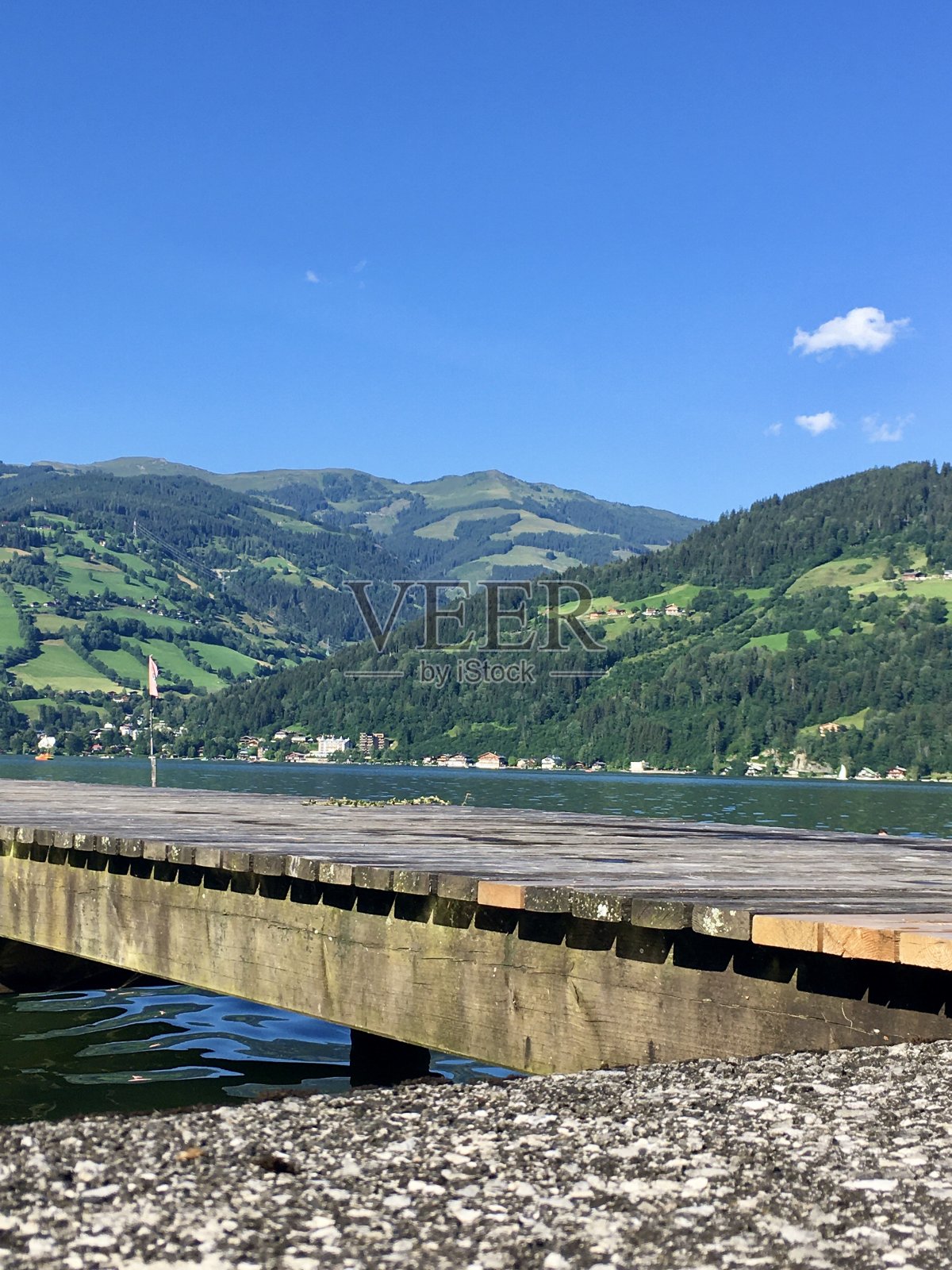 奥地利的泽尔湖照片摄影图片