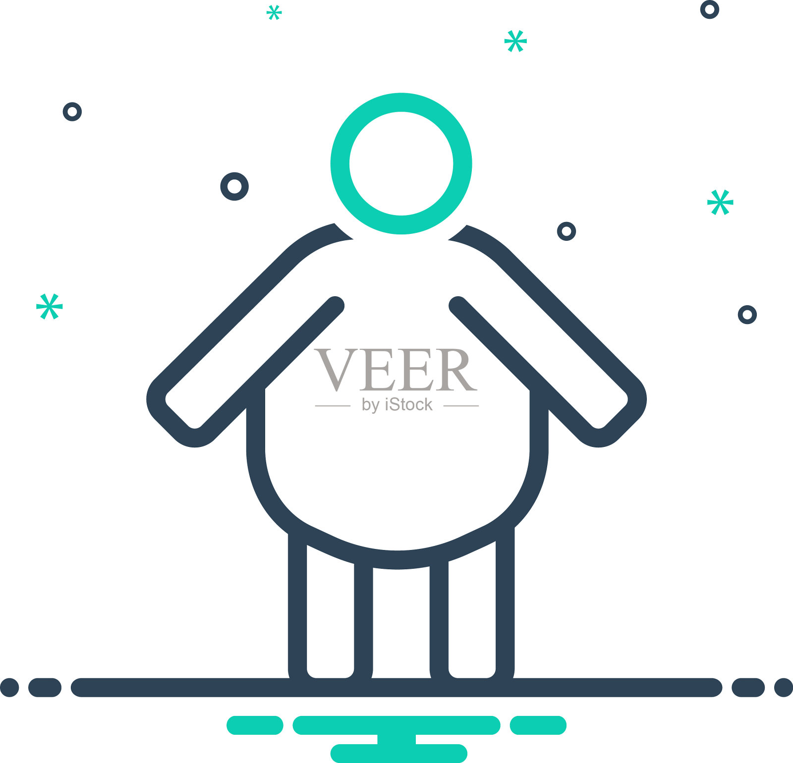 脂肪插画图片素材