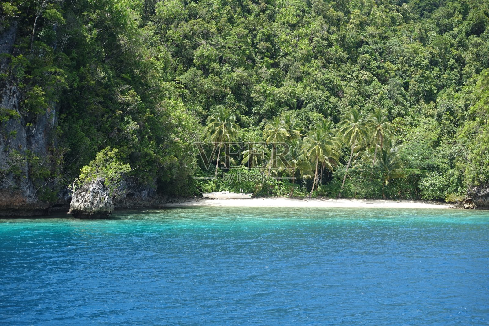 菲律宾天堂岛海滩景色照片摄影图片