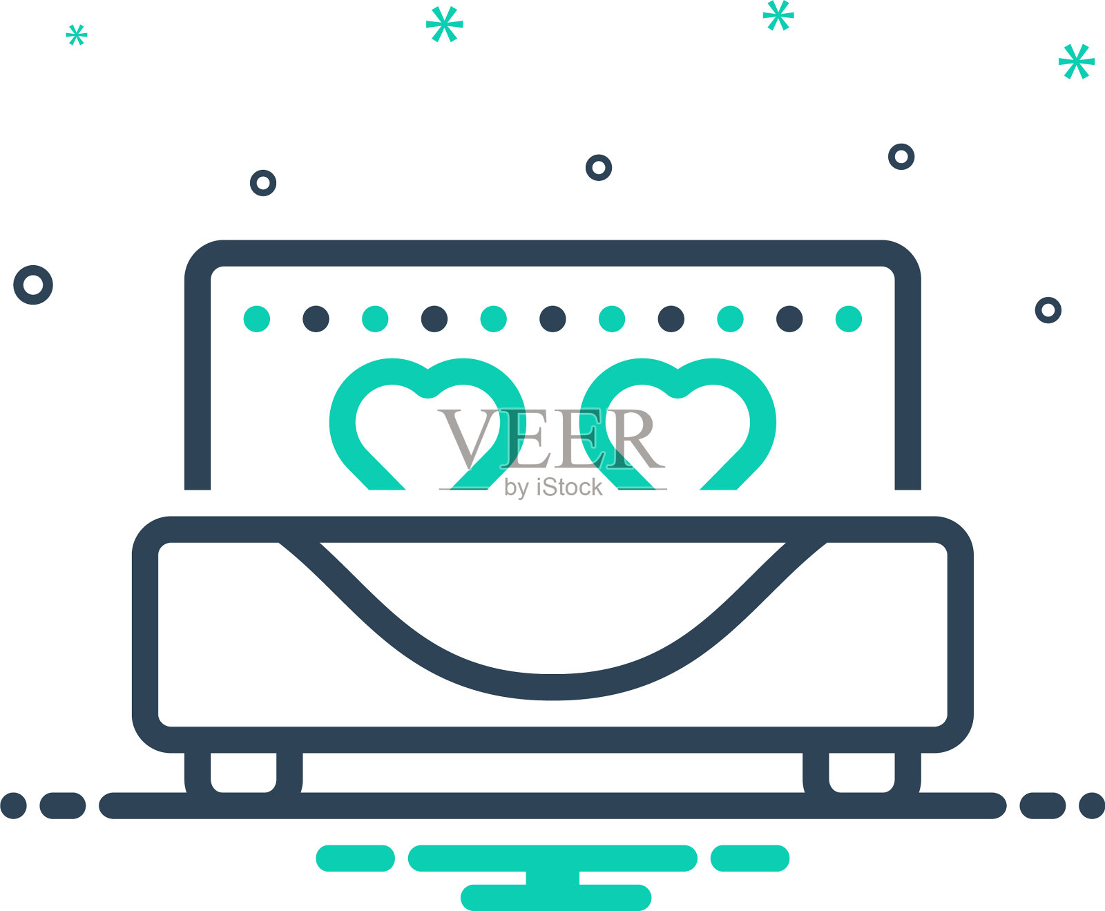 结婚了插画图片素材