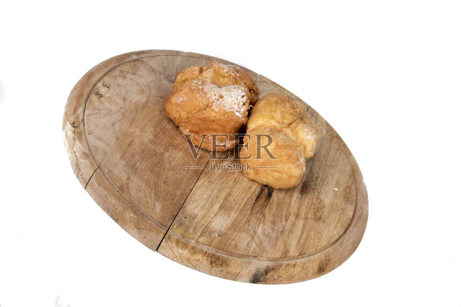 新鲜奶油泡芙展示照片摄影图片