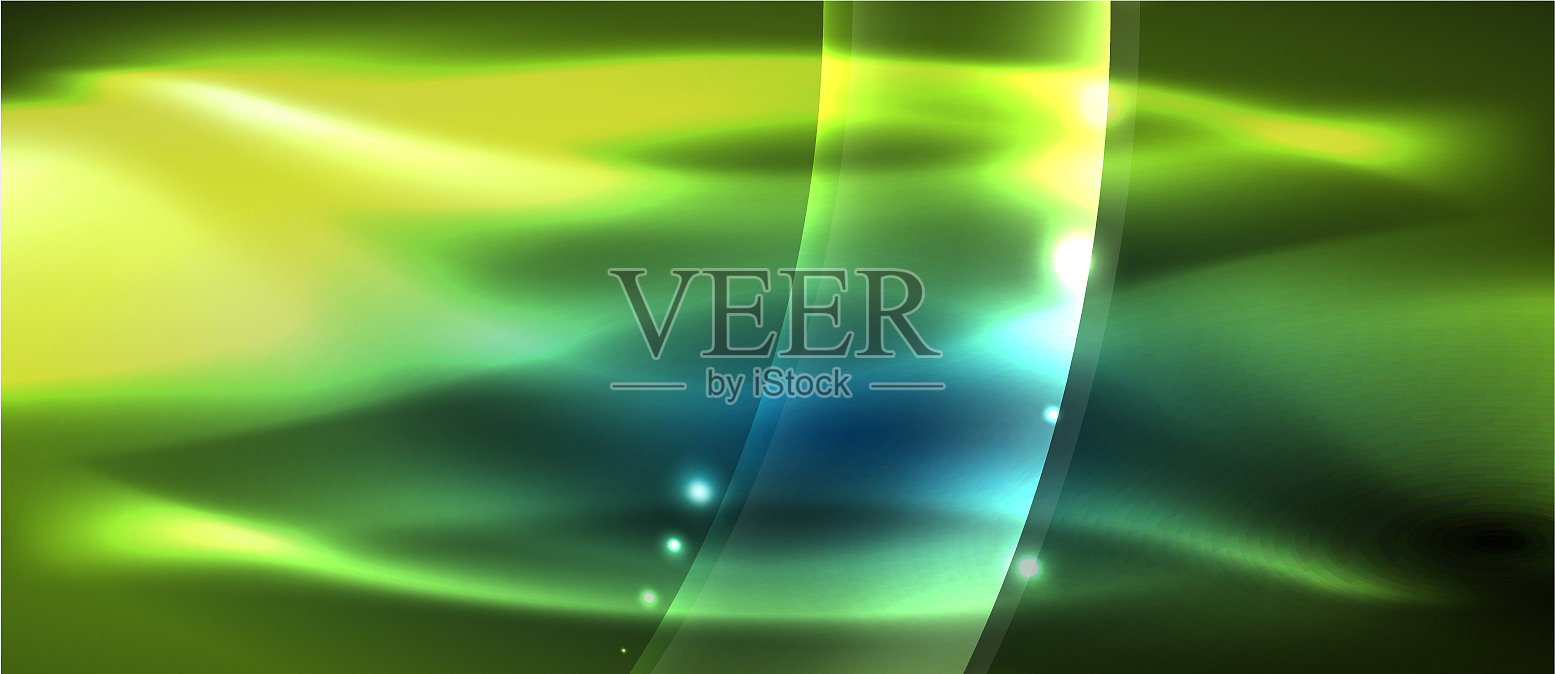 抽象背景用霓虹波光设计插画图片素材