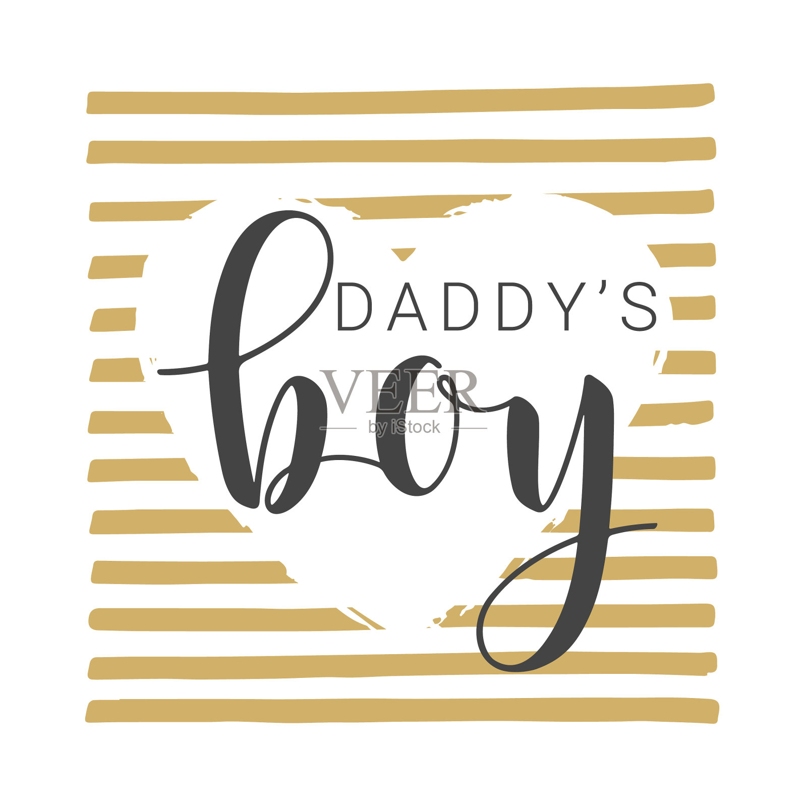 手写字母daddy s boy插画图片素材