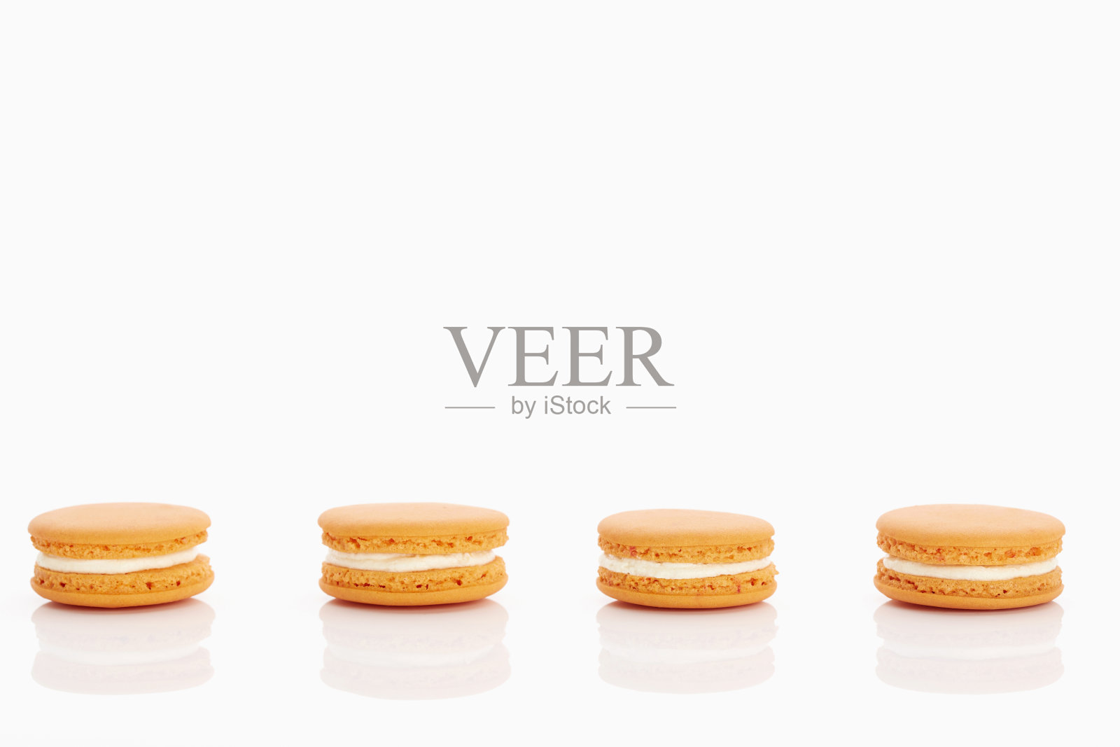 新鲜可口的杏仁饼干照片摄影图片