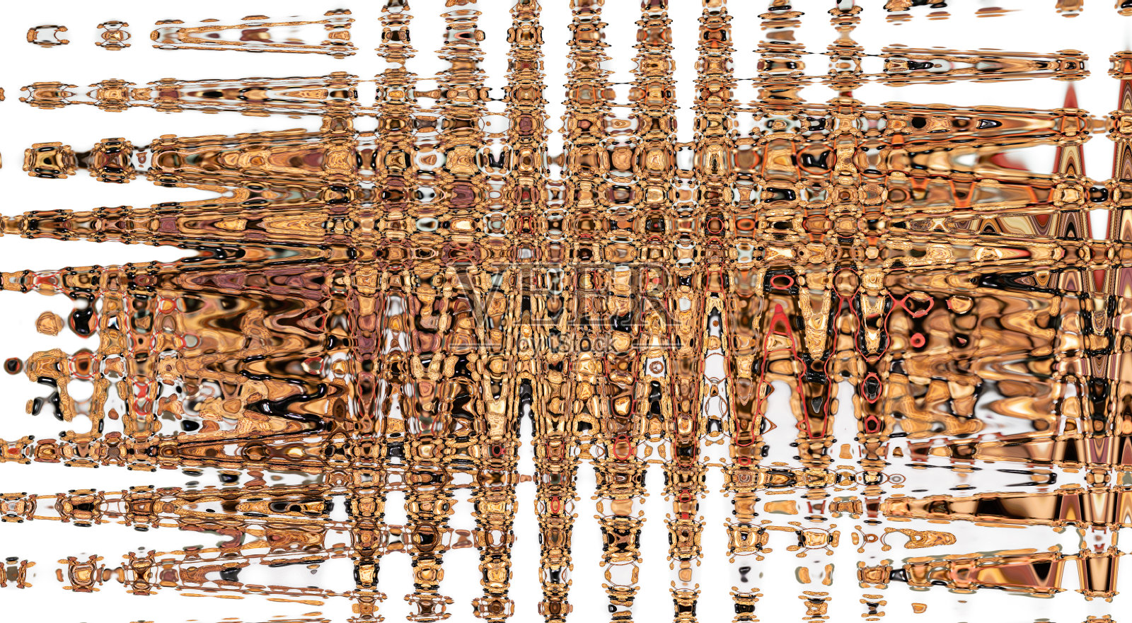 抽象之字形图案与波浪在白棕色调。由照片创造的艺术图像处理。美丽的多色图案为任何设计。背景图像照片摄影图片