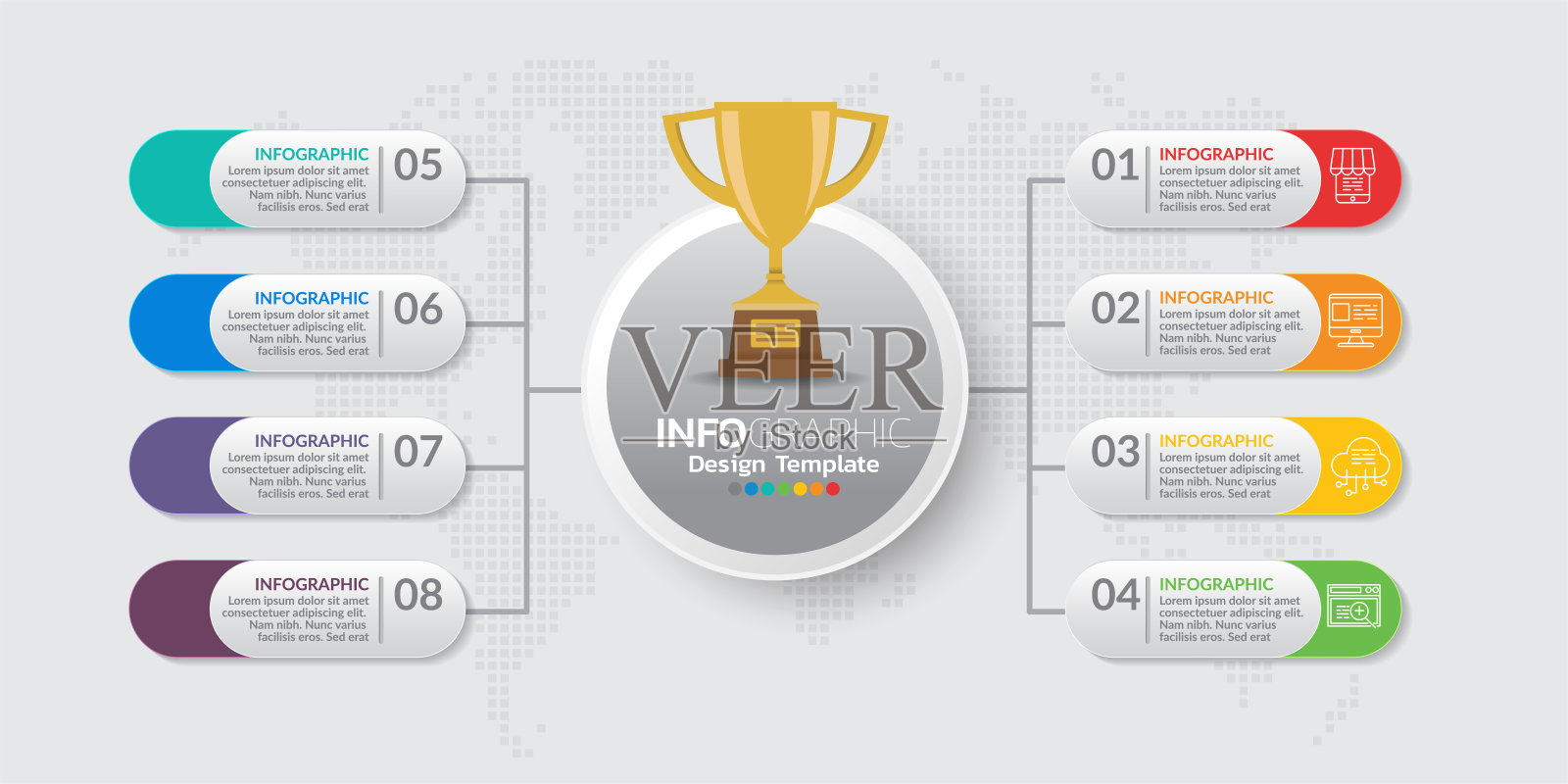 信息图表元素的内容，图表，流程图，步骤，零件，时间线，工作流，图表。插画图片素材