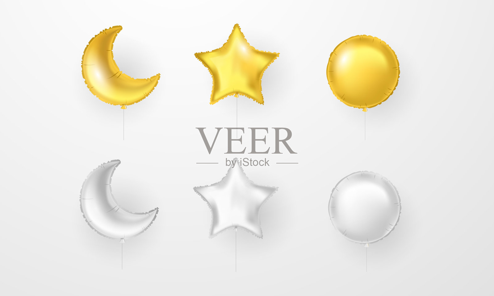 庆祝宴会横幅与设置气球的背景。出售矢量插图。盛大开业卡豪华问候富豪。插画图片素材