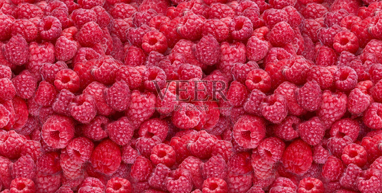 成熟覆盆子。无缝的背景图案纹理。照片摄影图片