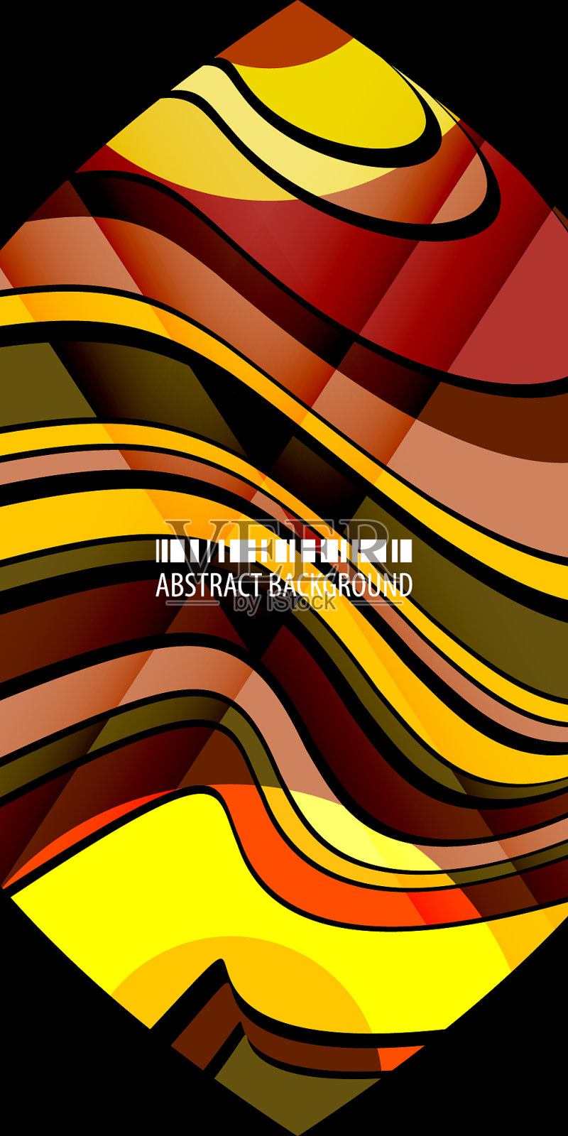 几何色彩抽象背景插画图片素材