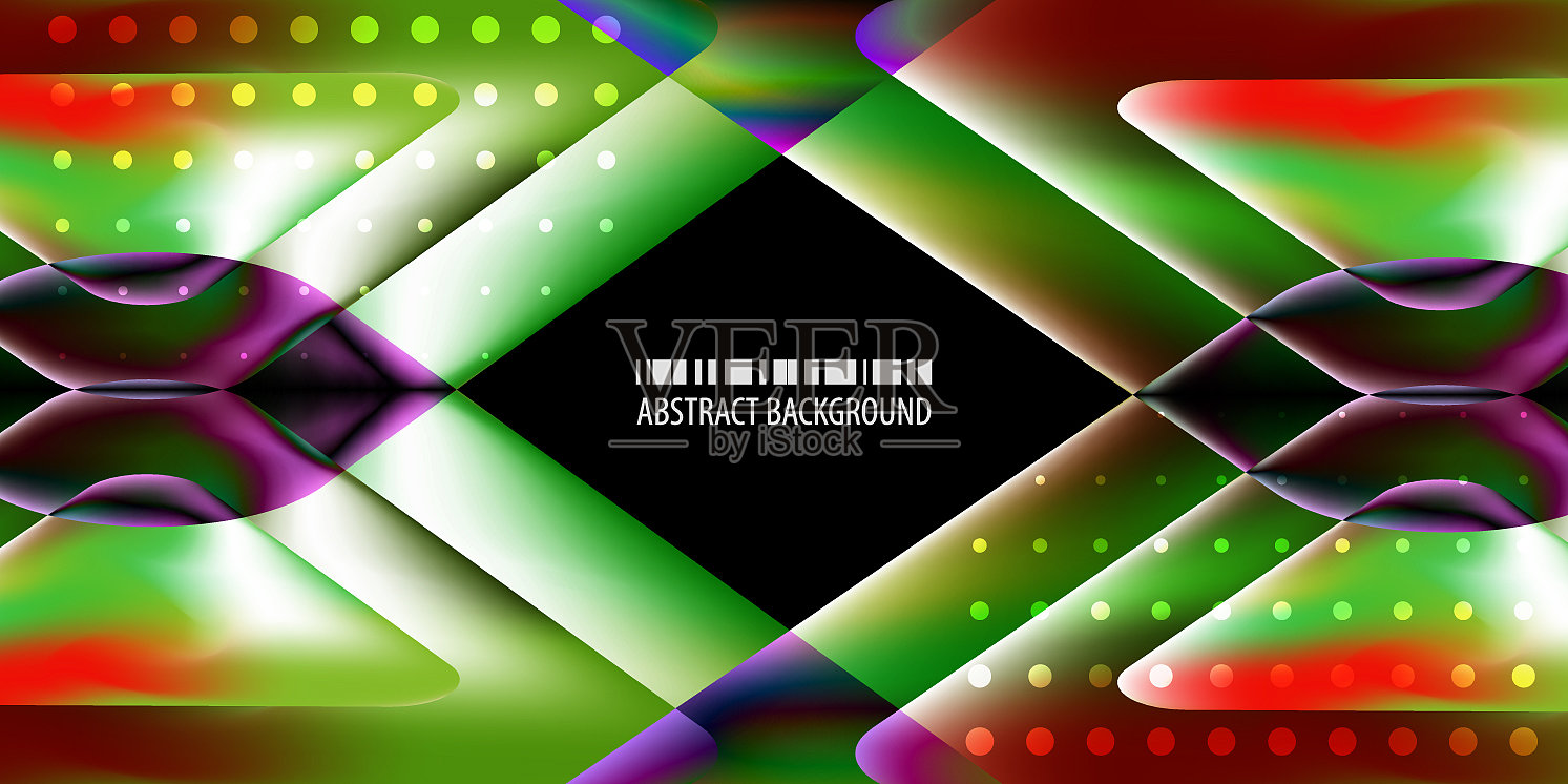 几何色彩抽象背景插画图片素材