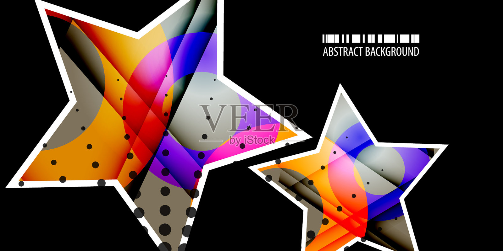 几何色彩抽象背景插画图片素材