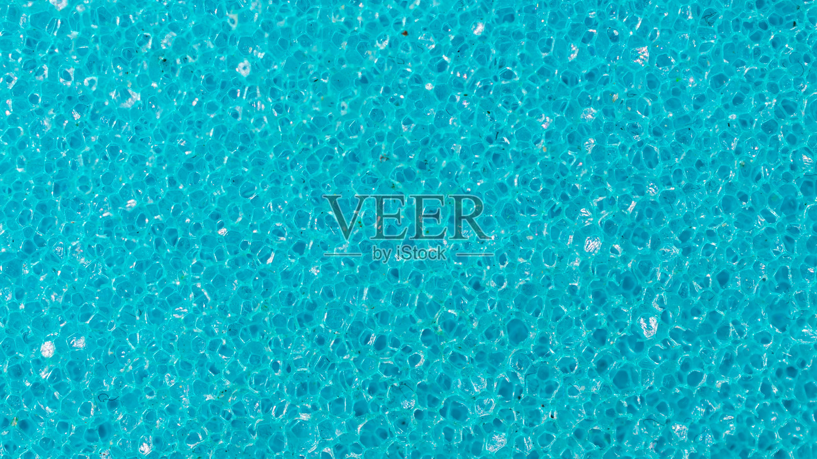 带有可见细节的蓝色洗涤海绵照片摄影图片