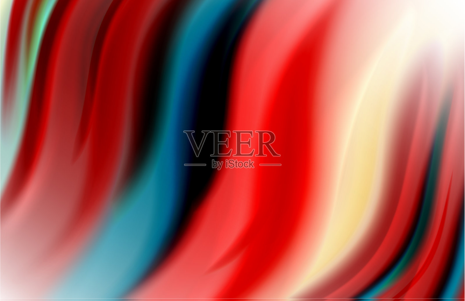 抽象背景-流体颜色梯度波插画图片素材