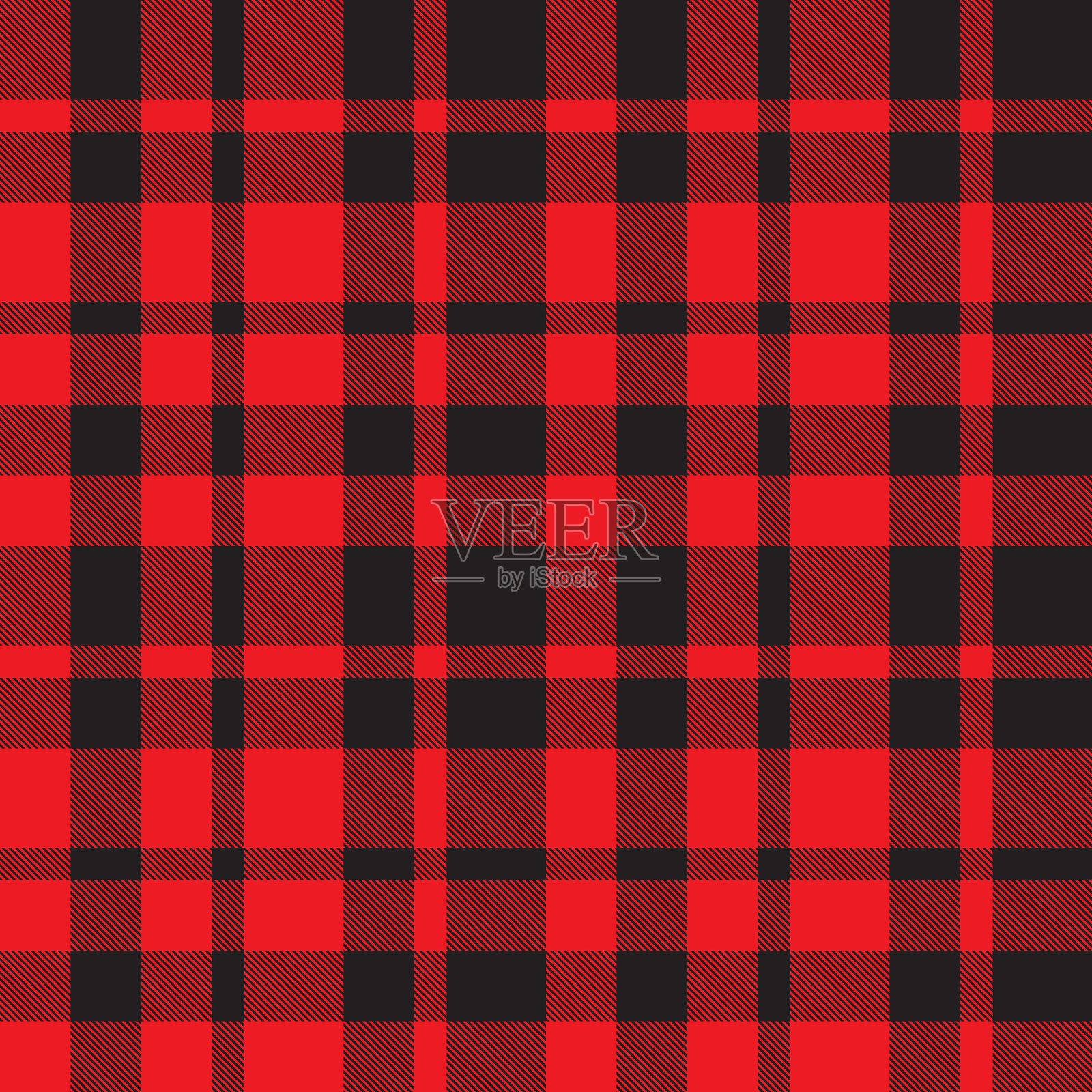 经典的格子花呢无缝图案插画图片素材