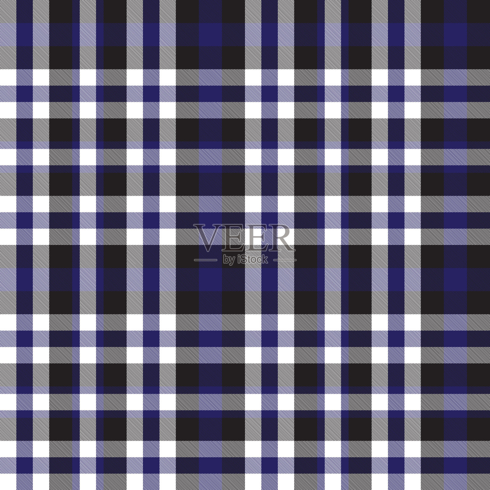 经典的格子花呢无缝图案插画图片素材