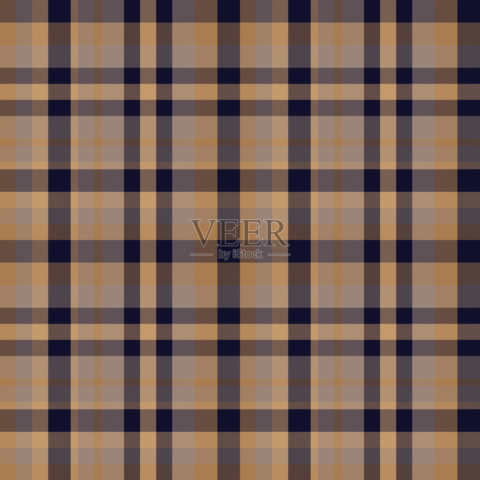 经典的格子花呢无缝图案插画图片素材