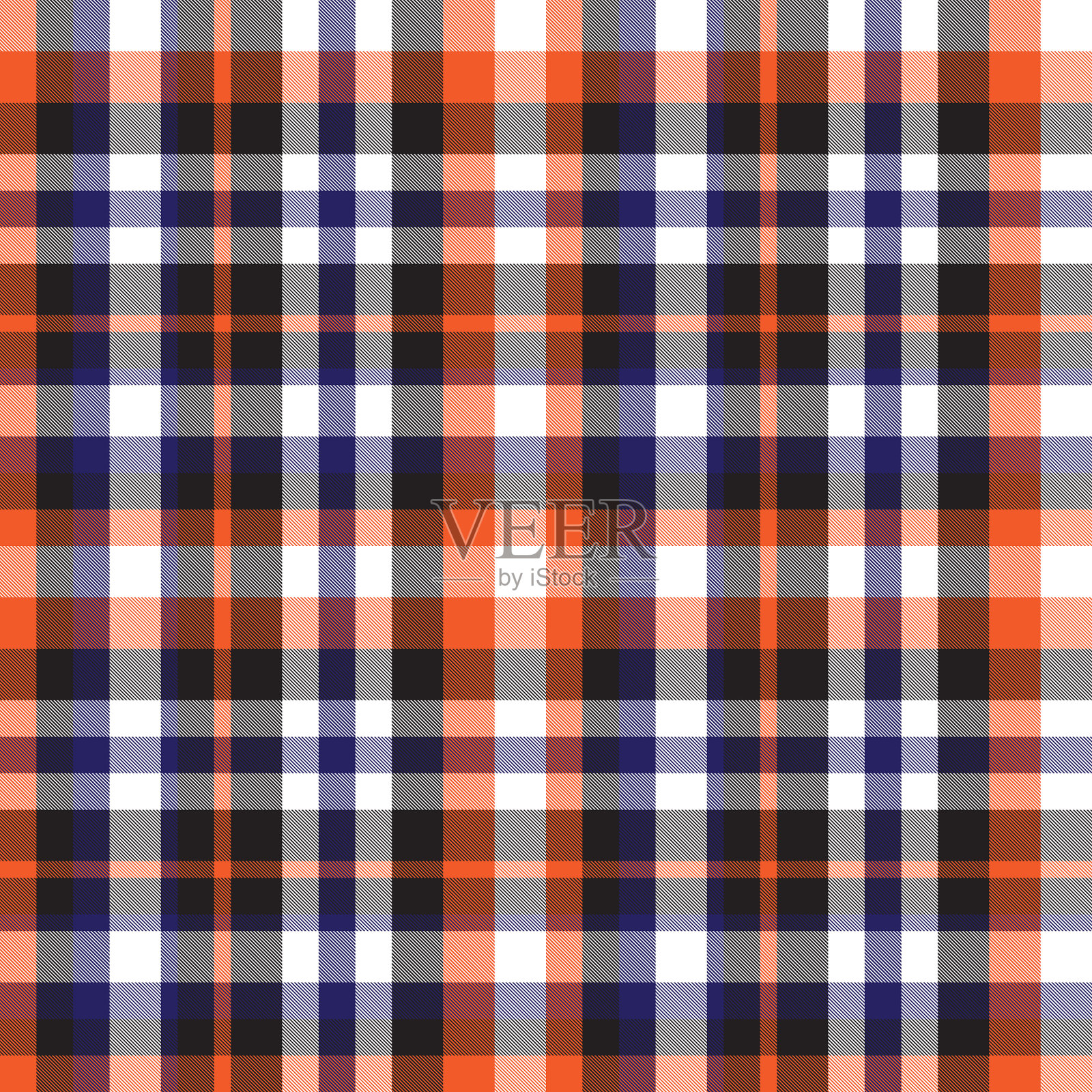 经典的格子花呢无缝图案插画图片素材