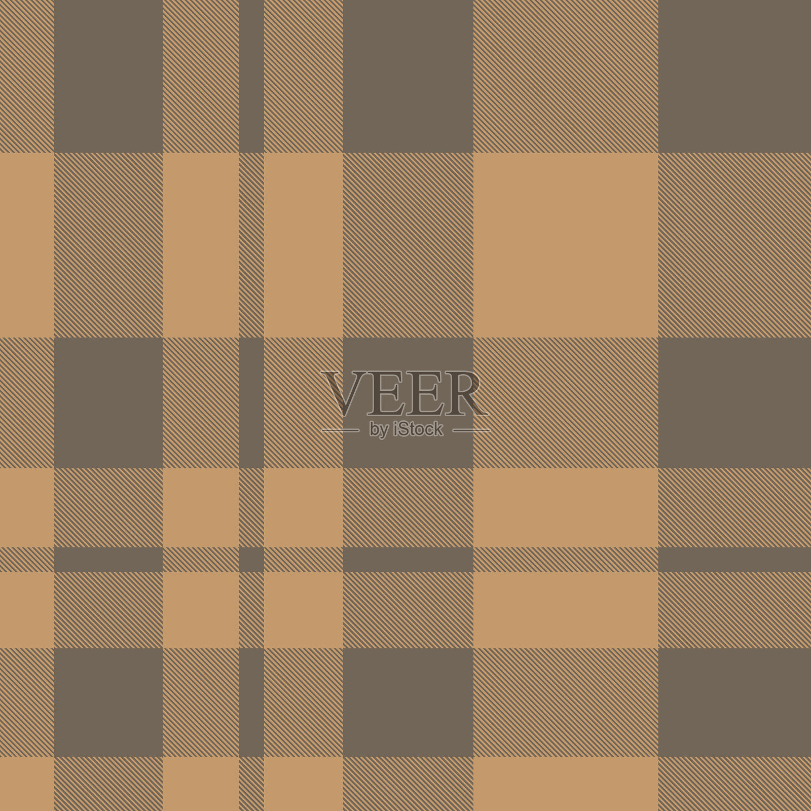 经典的格子花呢无缝图案插画图片素材