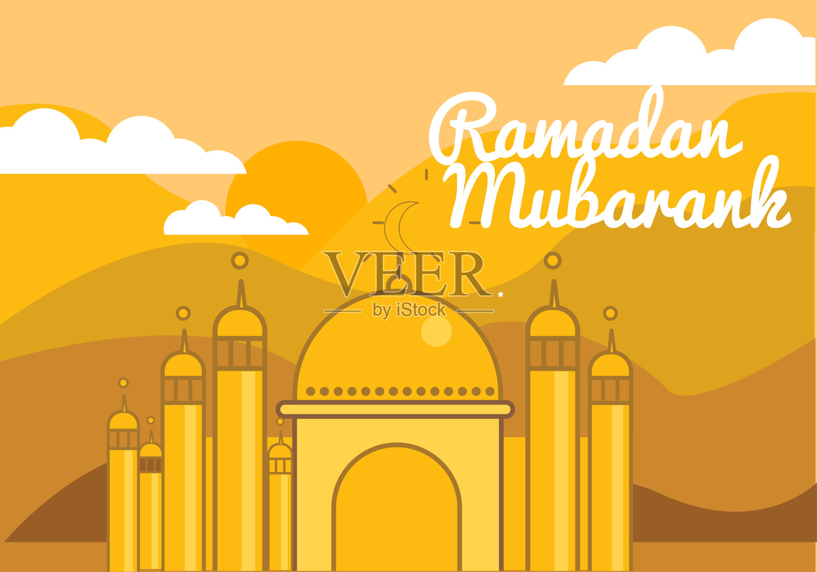 斋月Kareem插画图片素材