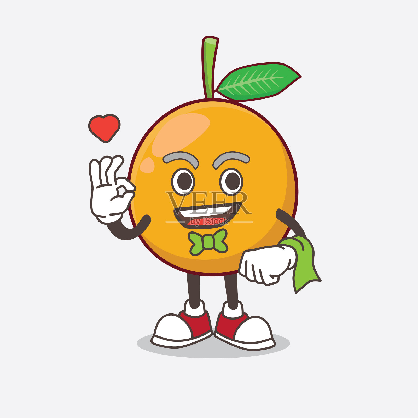 非洲山竹卡通吉祥物人物插画图片素材