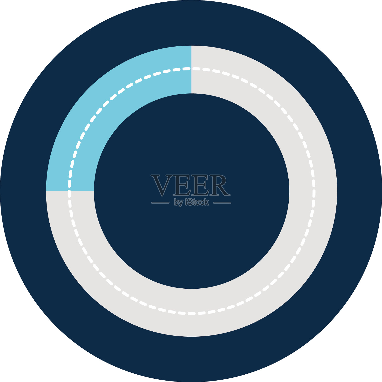 条纹加载圆块样式图标图标素材