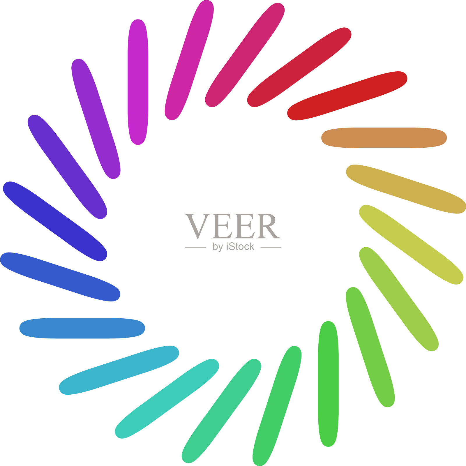 圆形和径向抽象曼荼罗图案插画图片素材