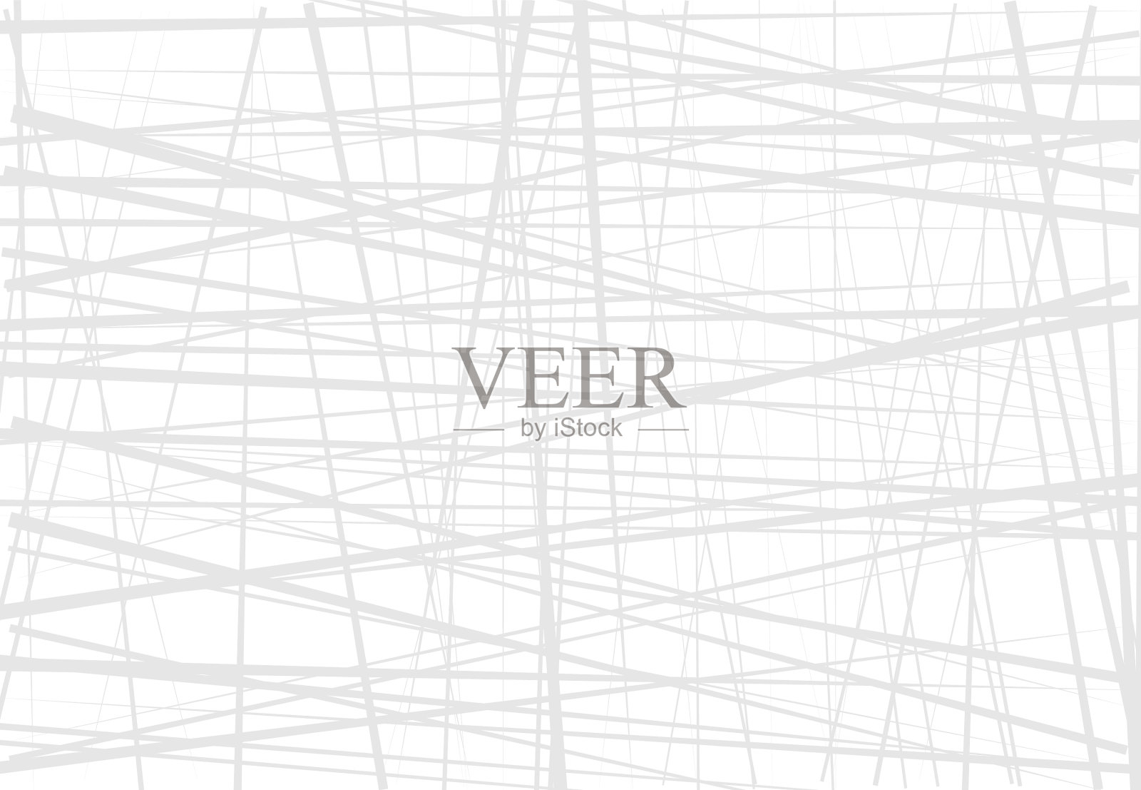 随机混乱线条的抽象几何艺术插画图片素材