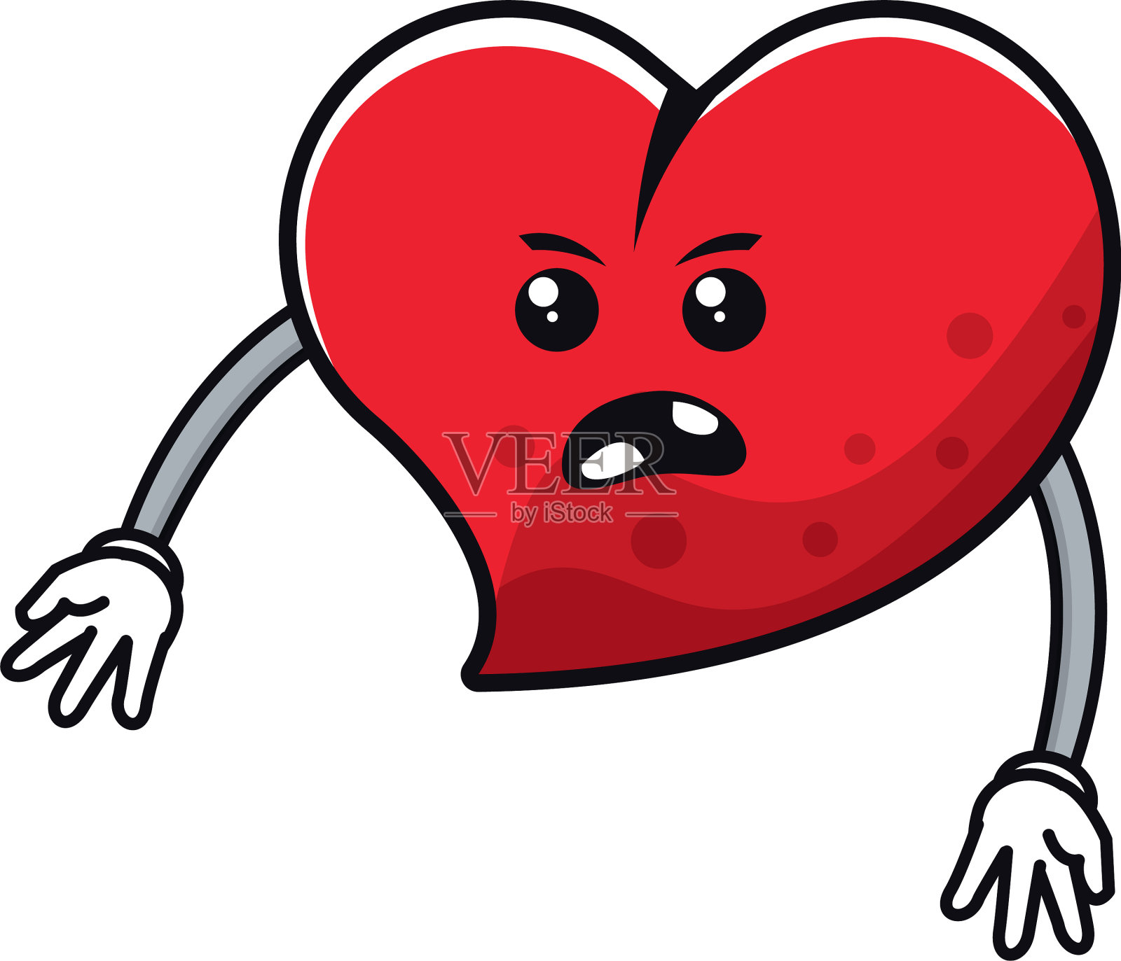 心爱漫画人物图标插画图片素材