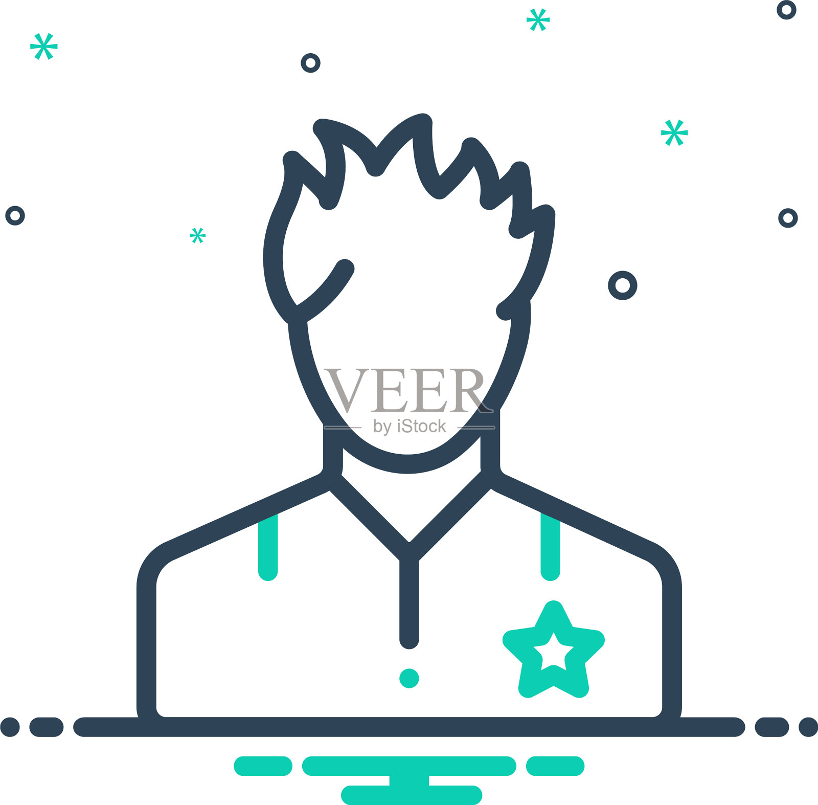 演员插画图片素材