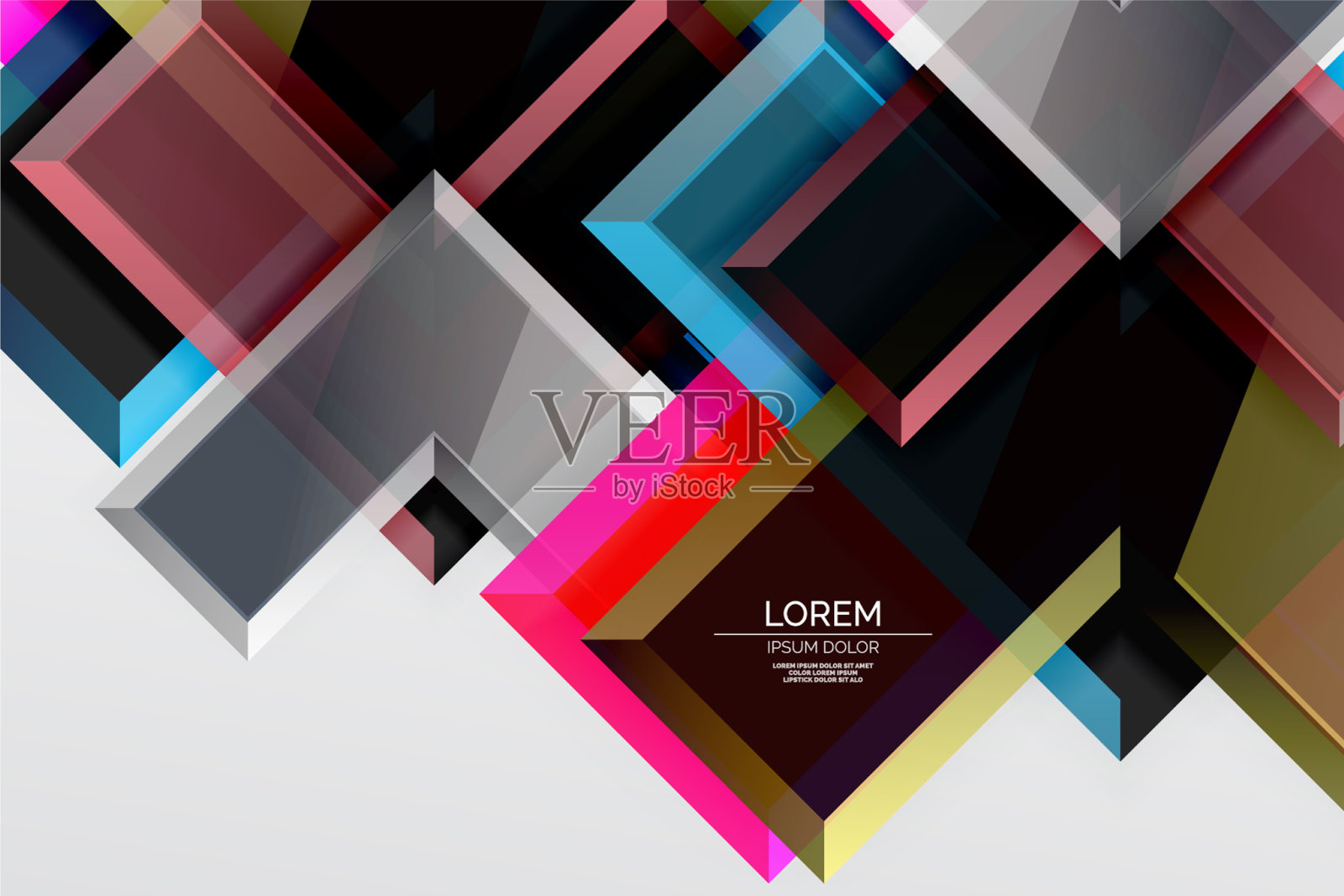 金属箭头形状的背景抽象几何插画图片素材