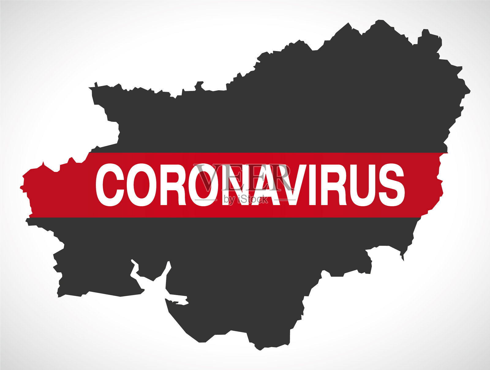 英国威尔士卡马森郡主区地图插画图片素材