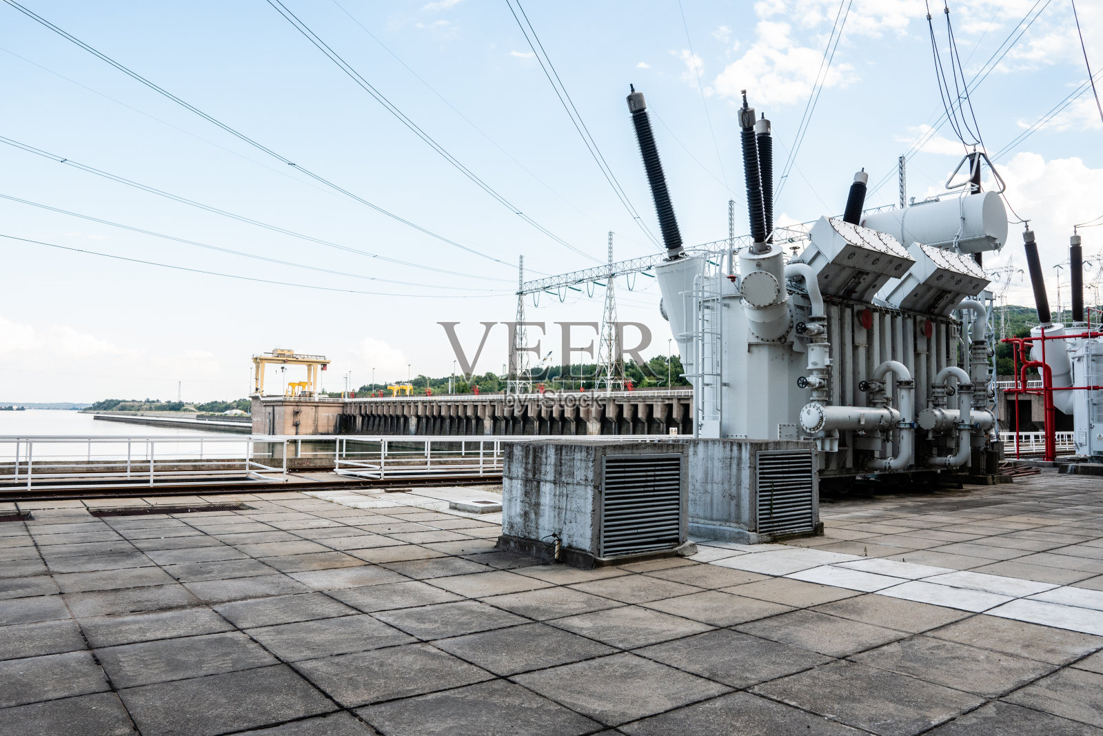 水电站照片摄影图片