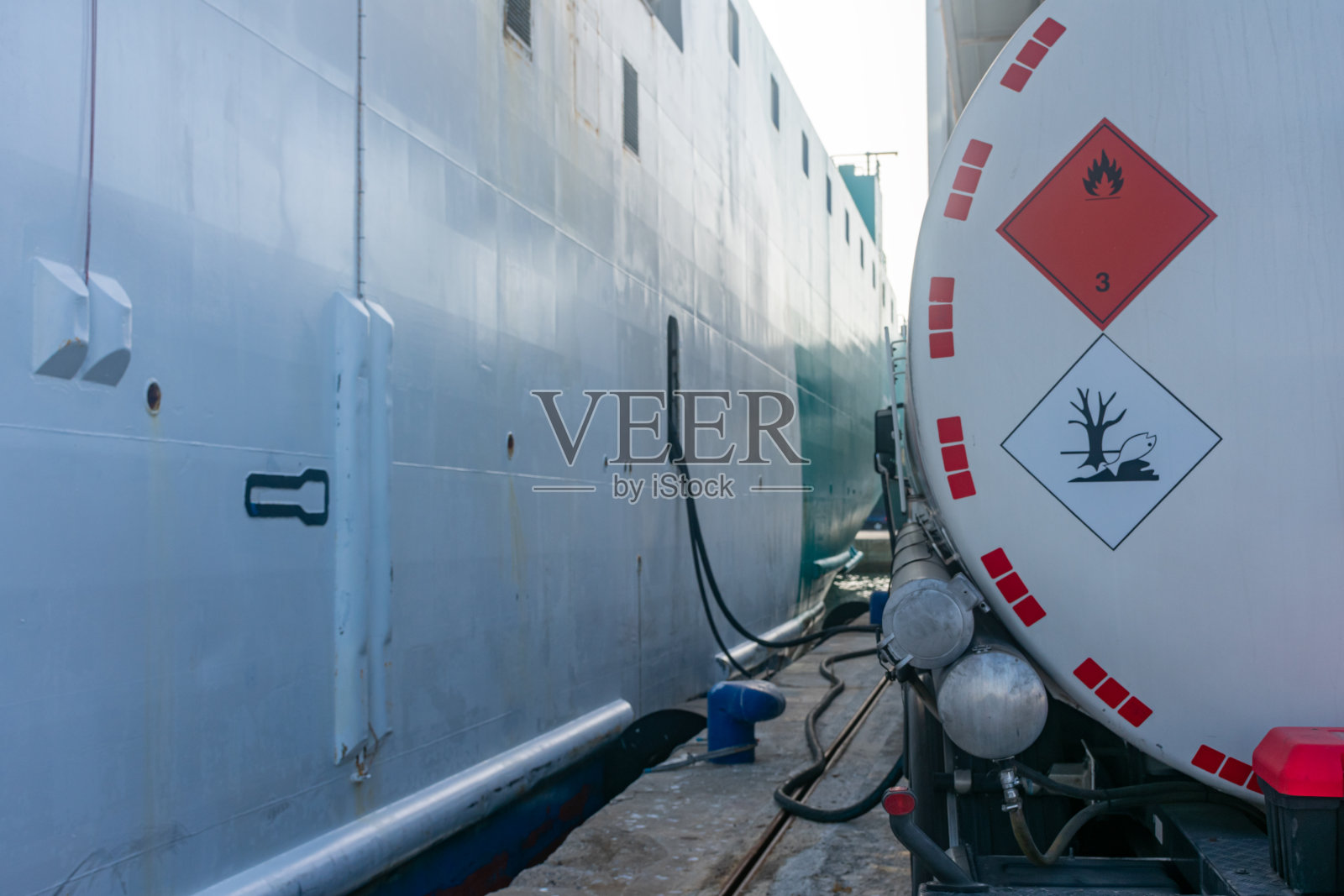 燃料油罐卡车照片摄影图片