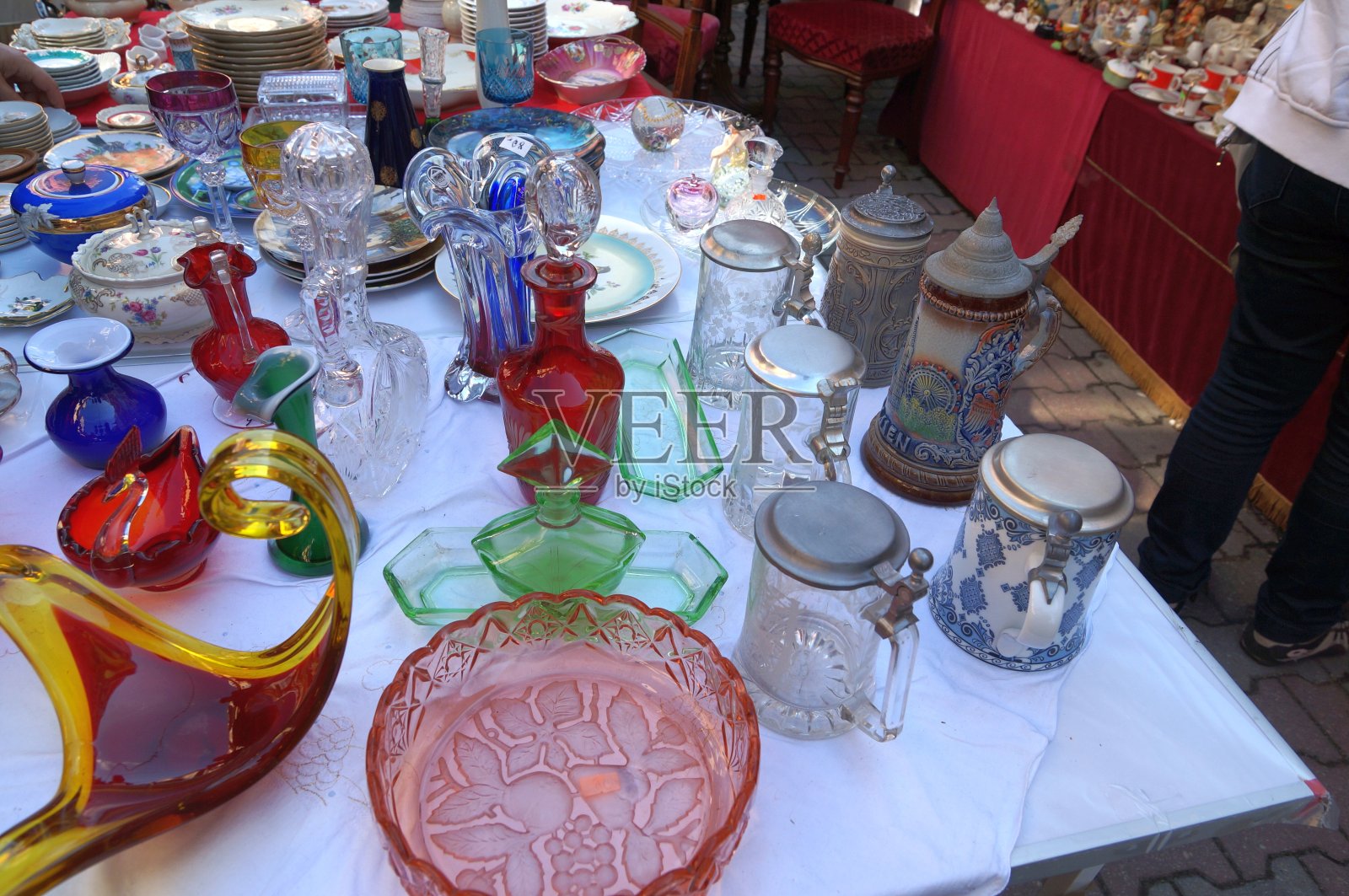 Lubuskie的Zielona Gora——“Winobranie”——九月的葡萄酒节和盛宴。照片摄影图片