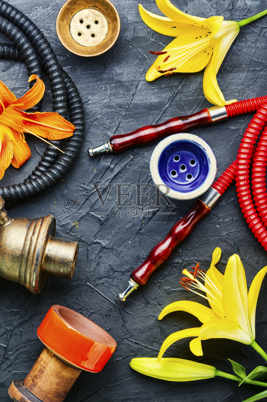 用花烟草吸水烟照片摄影图片