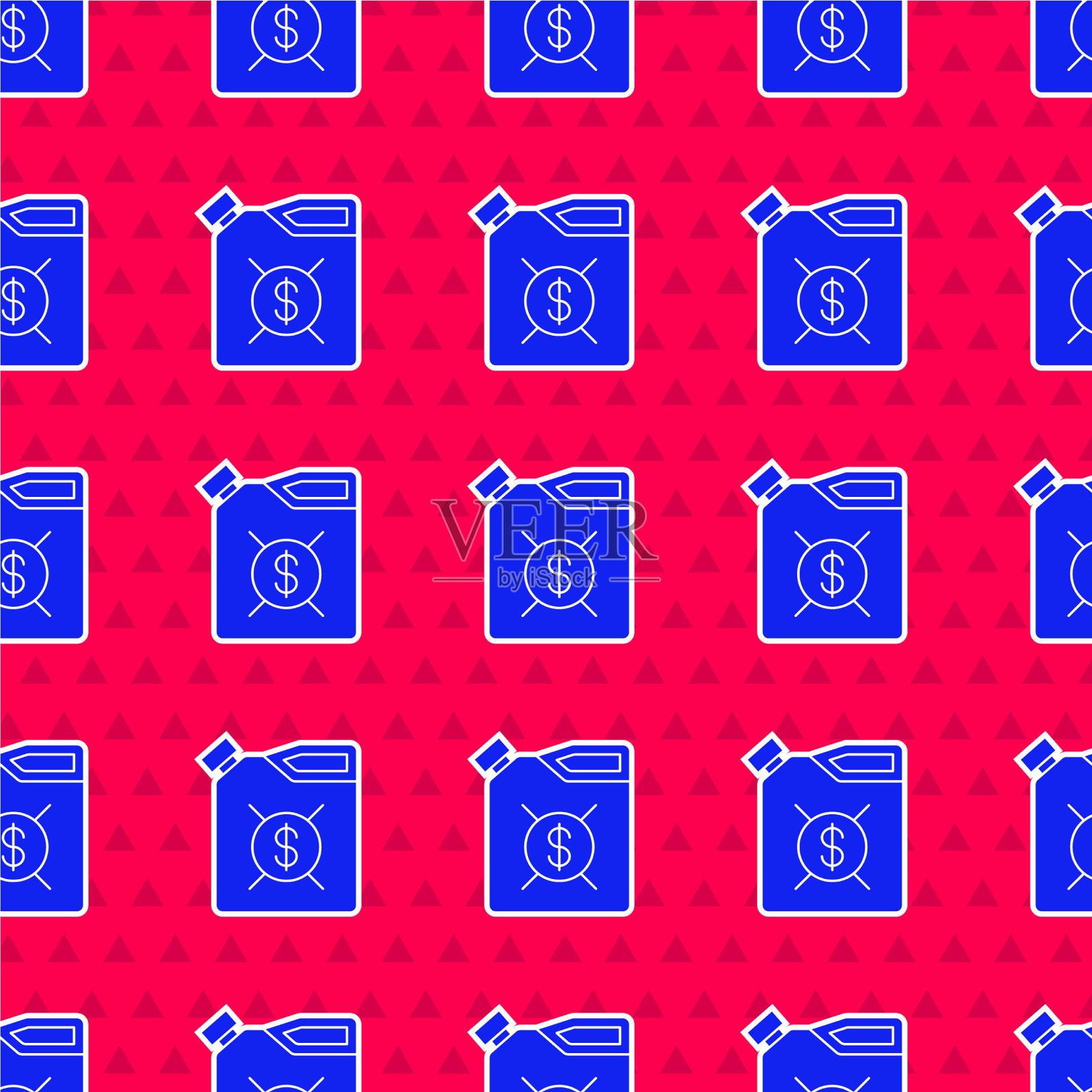 蓝色油罐用于电机机油图标隔离插画图片素材