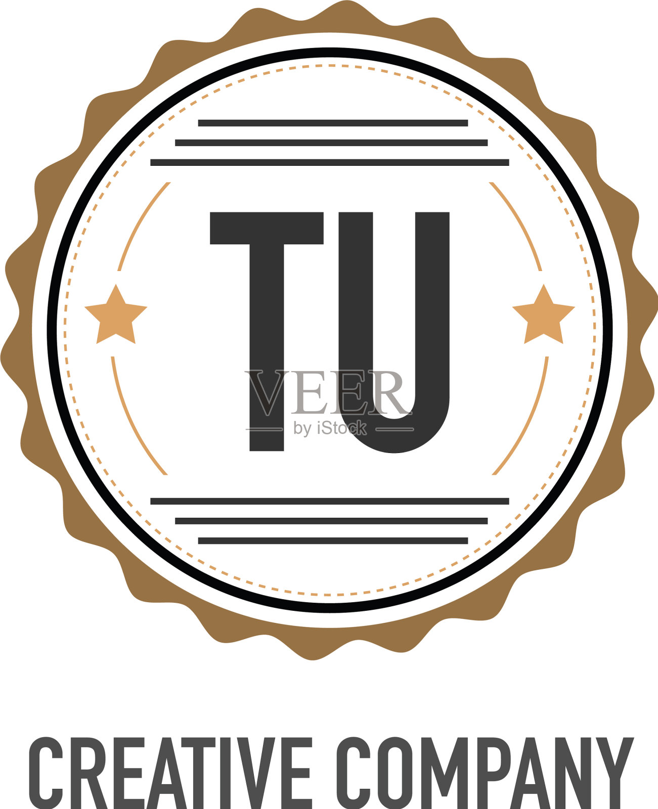 首字母涂创意设计模板插画图片素材