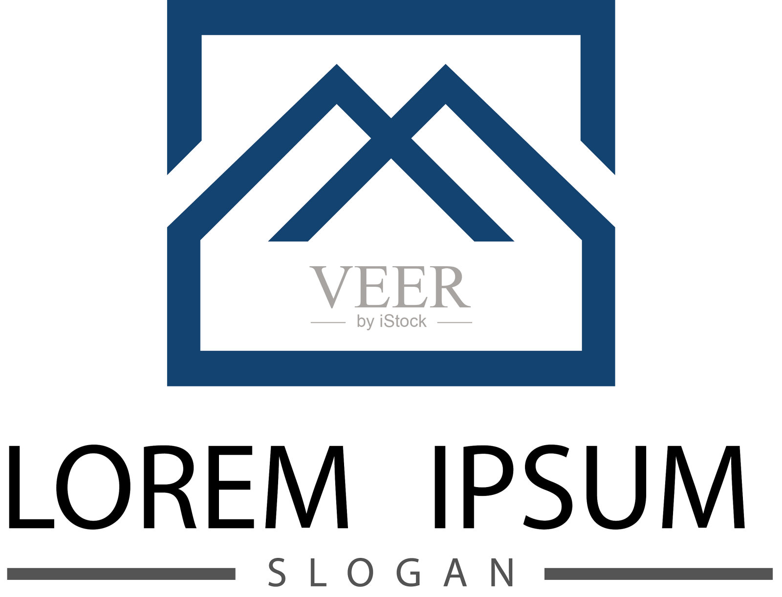 商务人士和数字图标插画图片素材