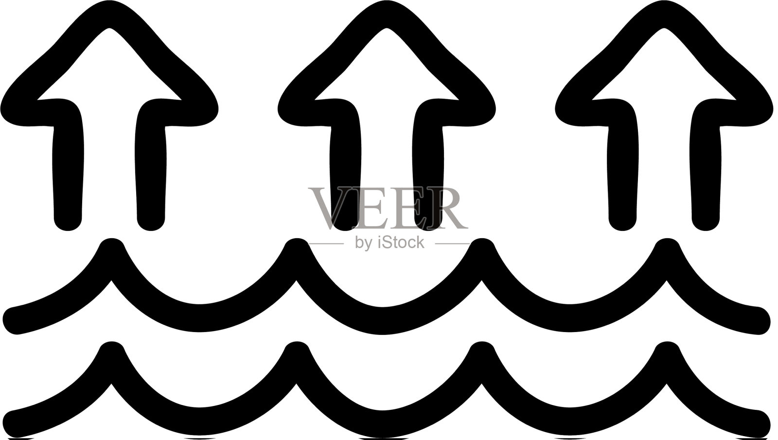 蒸发图标大纲图标素材