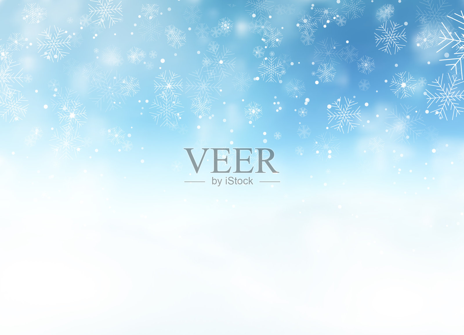 抽象雪域冬季背景设计插画图片素材