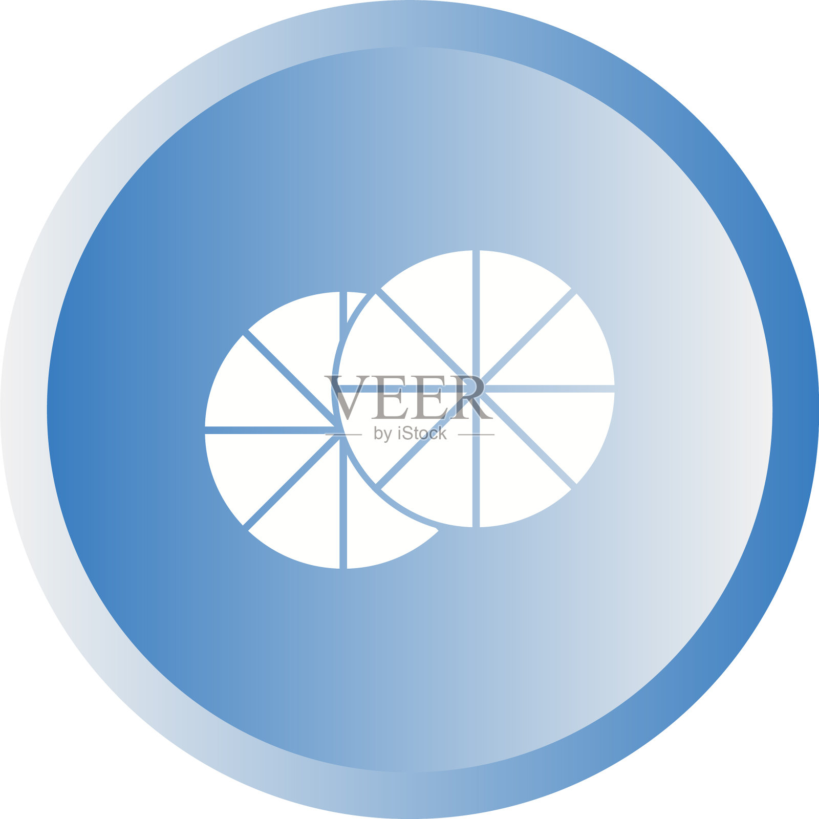 独特的橙色字形图标插画图片素材