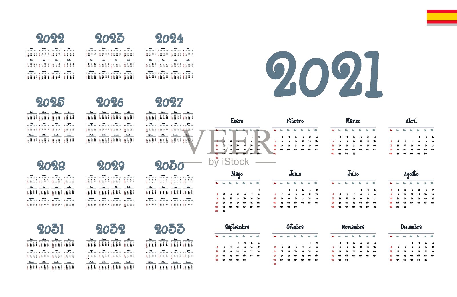 西班牙2_kvadrat_2021插画图片素材