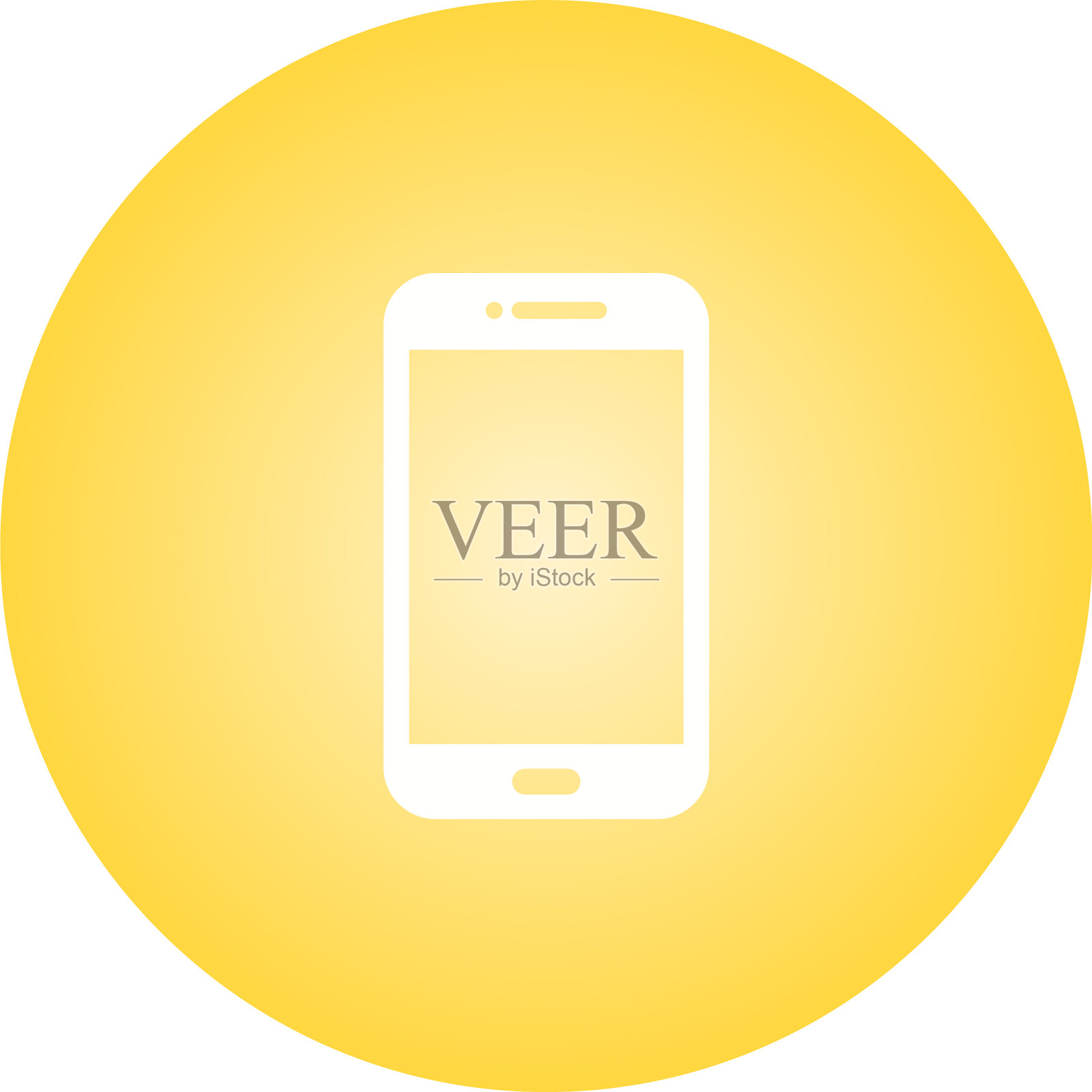 独特的手机字形图标图标素材