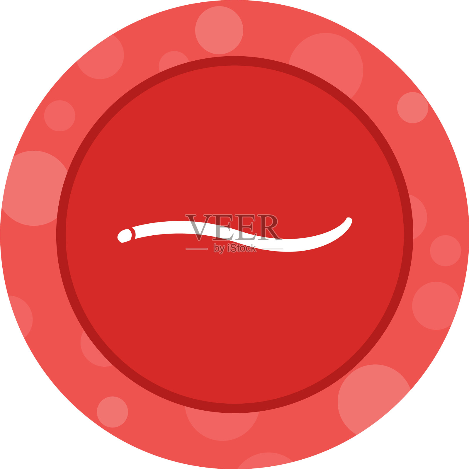 独特的蠕虫字形图标插画图片素材