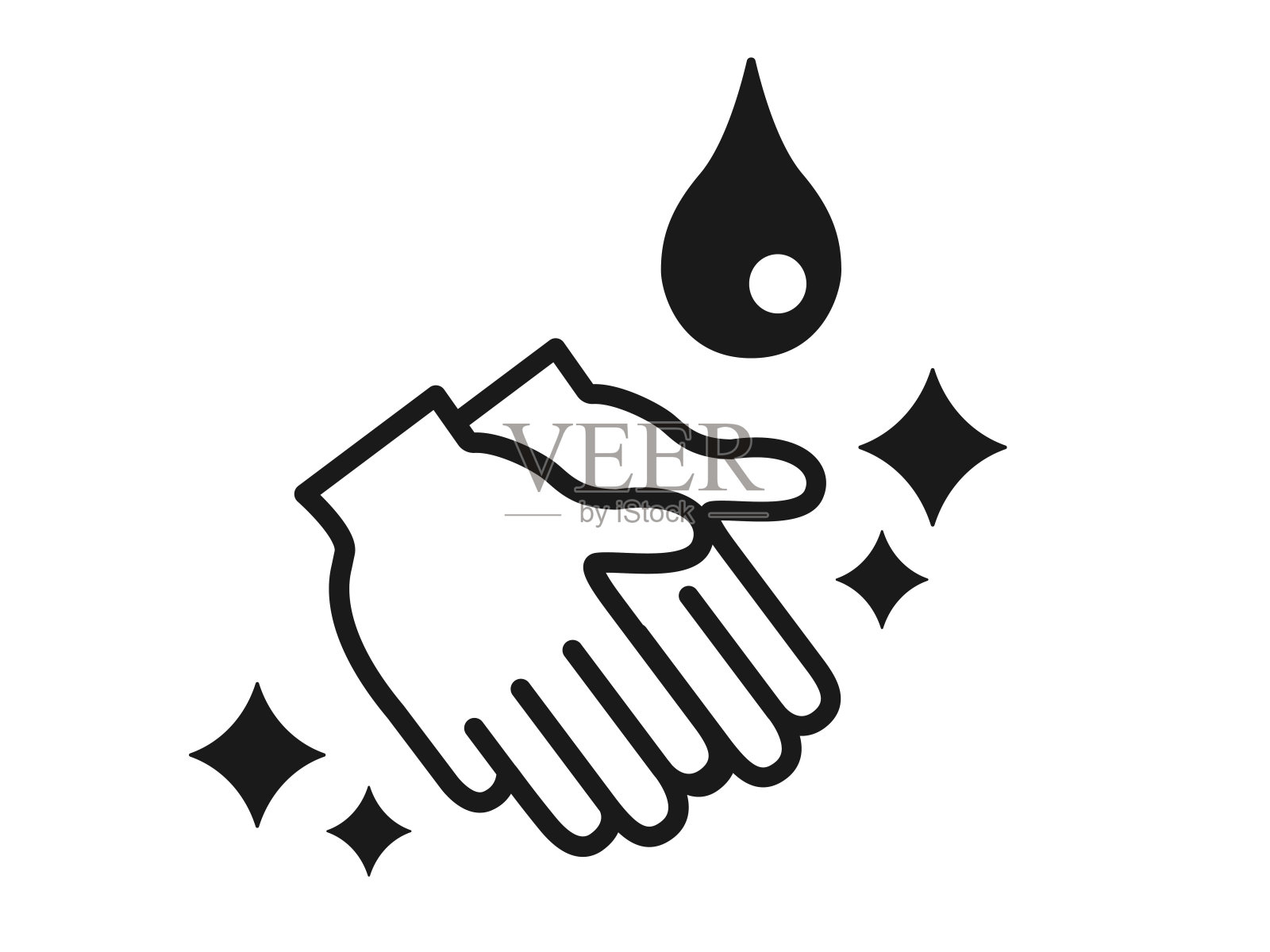 洗手液的图标插画图片素材