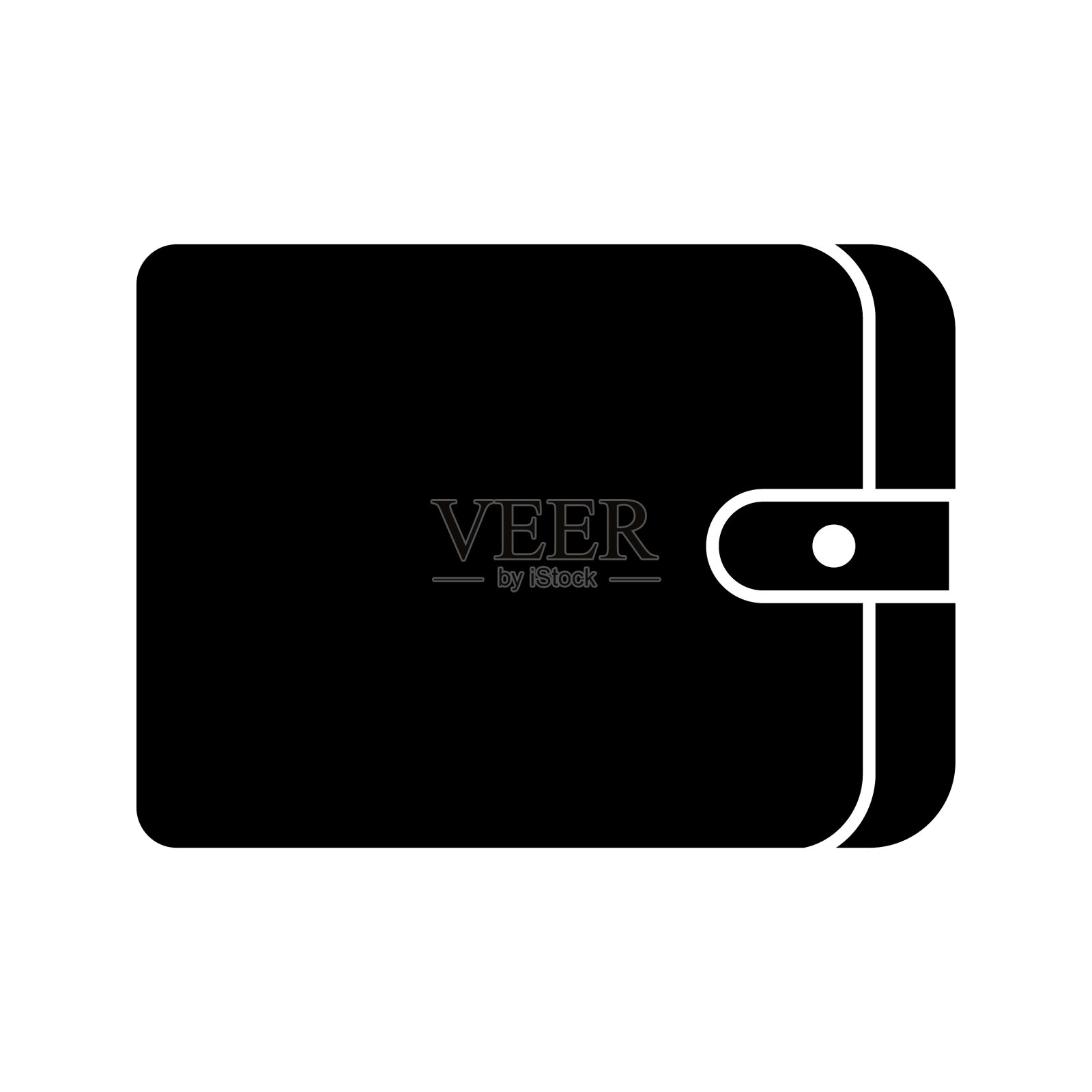 独特的钱包字形图标图标素材