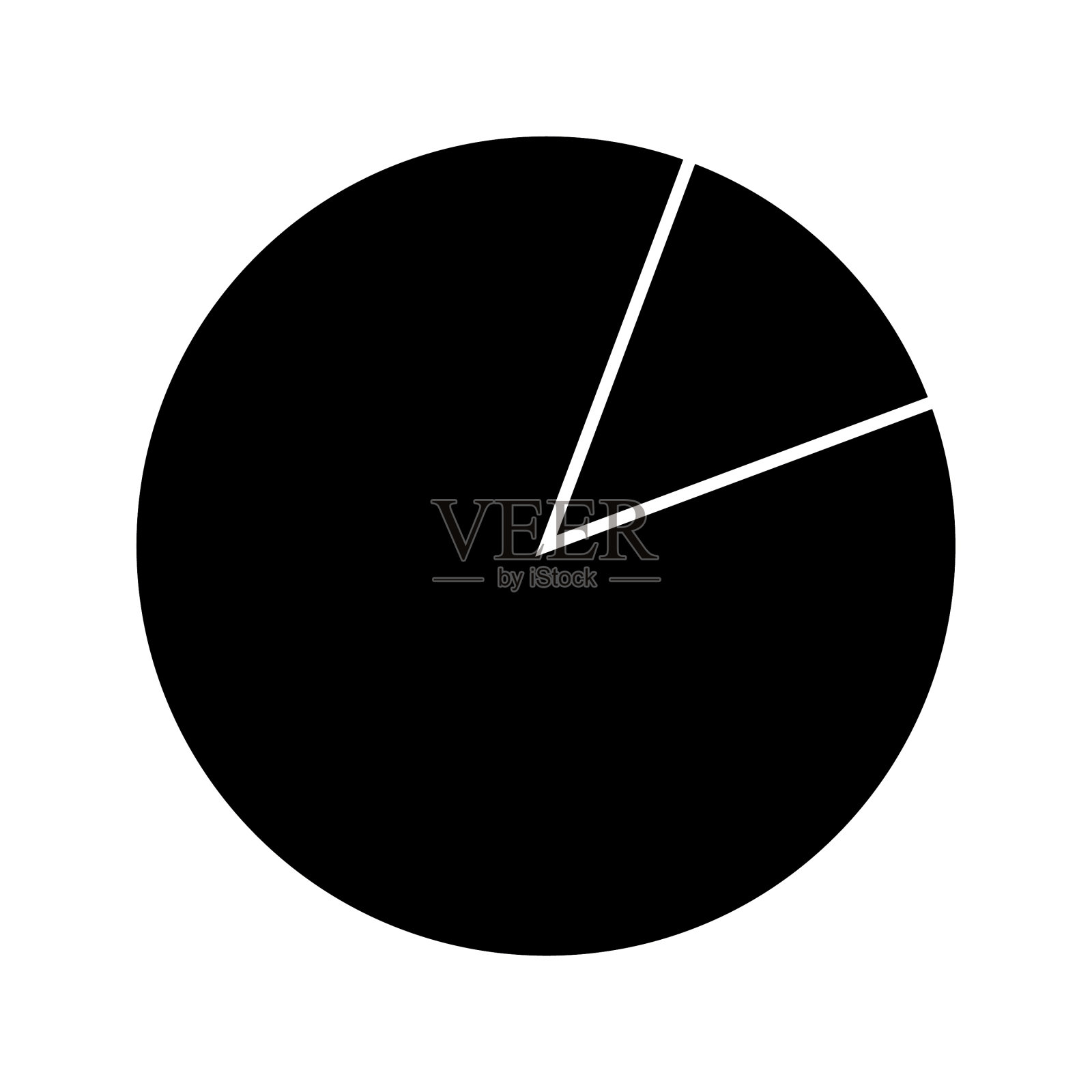 独特的数据使用字形图标插画图片素材