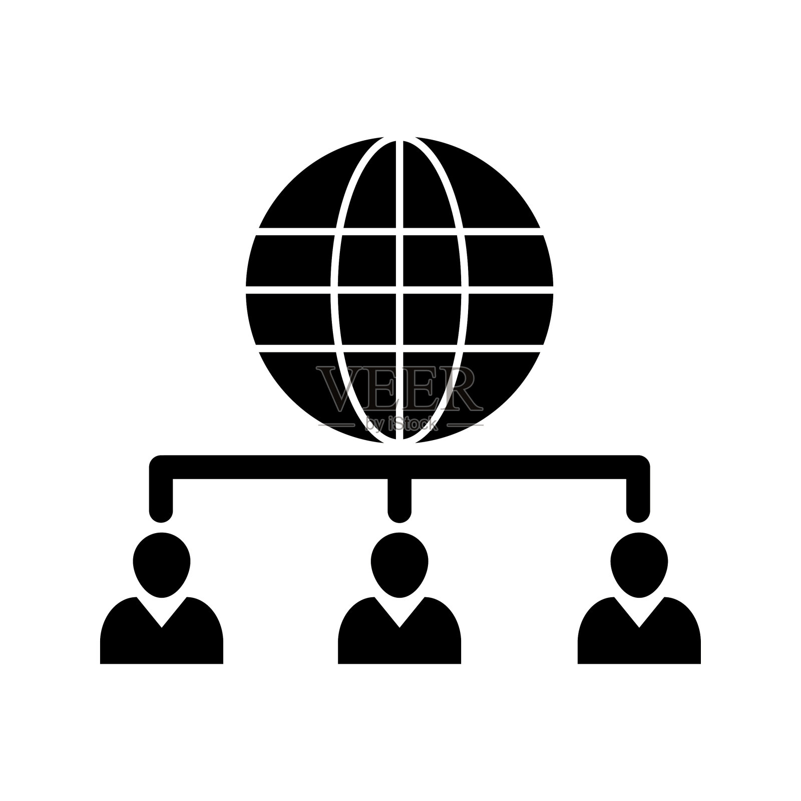 唯一的web客户端服务器字形图标图标素材